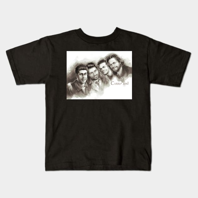 Carry on - Team Free Will Forever Kids T-Shirt by GioGui